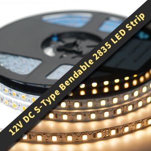 12v DC S-type bendable 2835 LED Strip(부가세포함가)